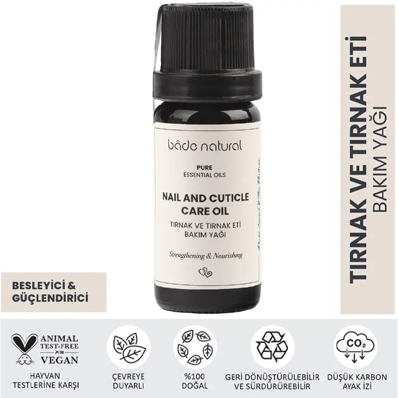 Bade Natural Nail &amp; Cuticle Oil for Strong Nails 20ml