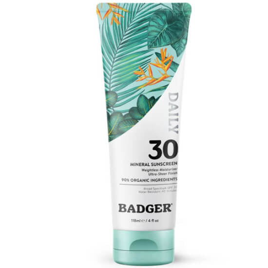 Badger Balm Daily Mineral Sunscreen SPF 30 Broad Spectrum 118 ml