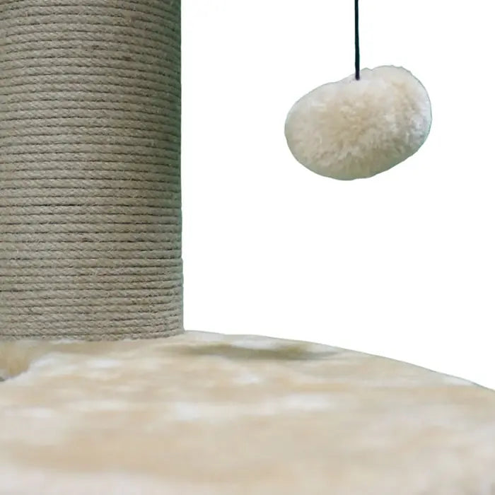 Lotus Pet Design Riga Cat Scratching Post with Bed 80cm