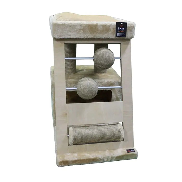 Lotus Pet Design Rio Cat Scratching Post with Moving Ball 61cm