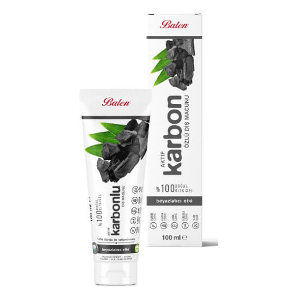Balen Activated Charcoal Whitening Toothpaste 100 ml