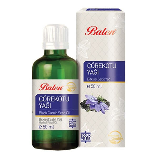 Balen Cold Pressed Black Cumin Seed Oil for Wellness 50 ml