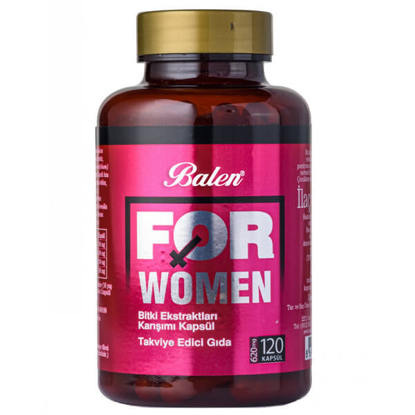 Balen For Woman Herbal Extract Blend for Vitality 120 Capsules