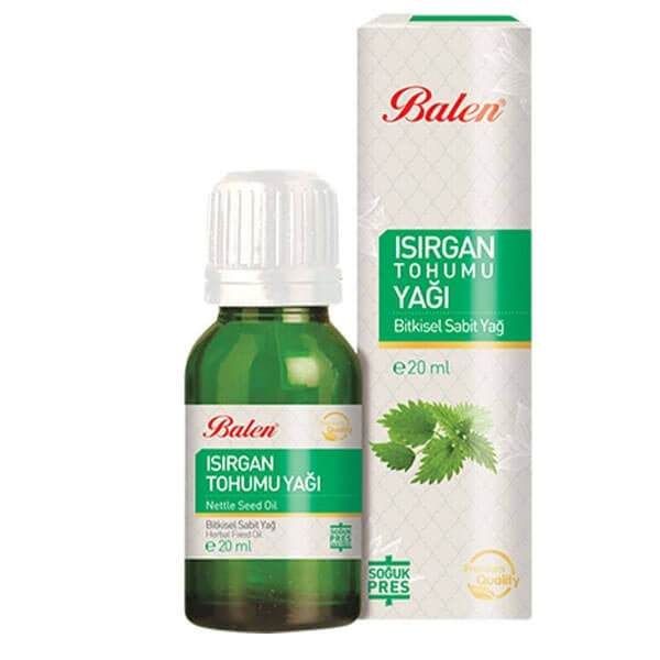 Balen Nettle Seed Oil Cold Pressed for Skin and Hair 20 ml