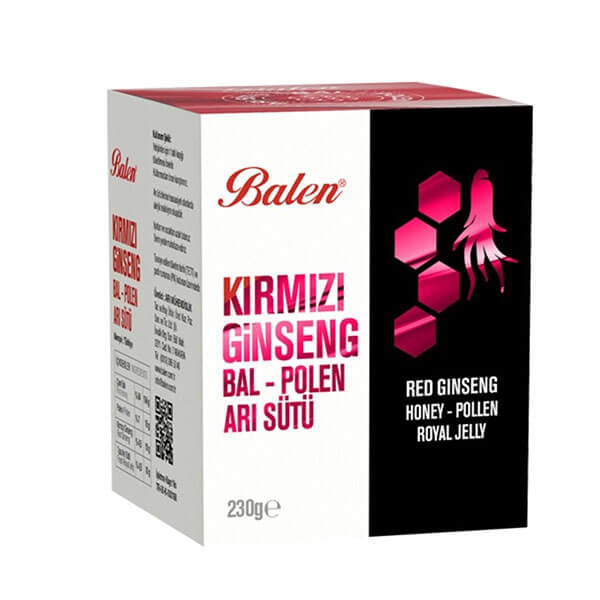 Balen Red Ginseng Honey Pollen Royal Jelly Blend 230g