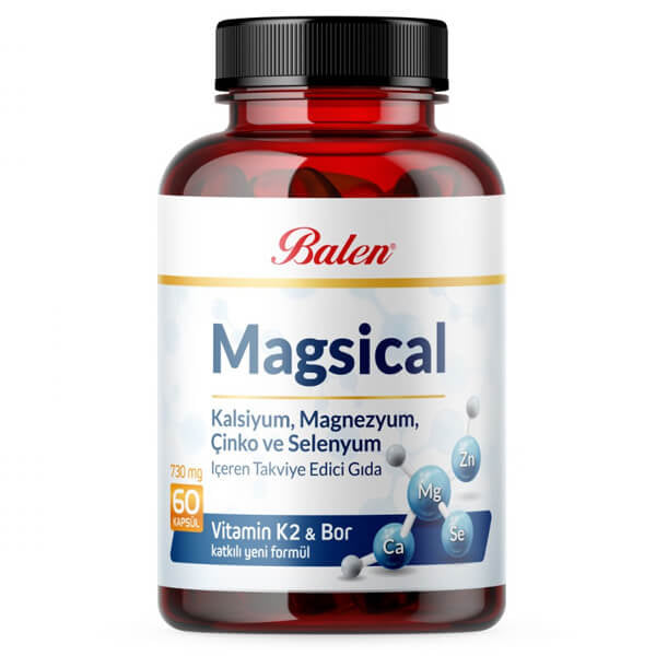 Balen Magsical Calcium Zinc Selenium Vitamin K 60 Capsules