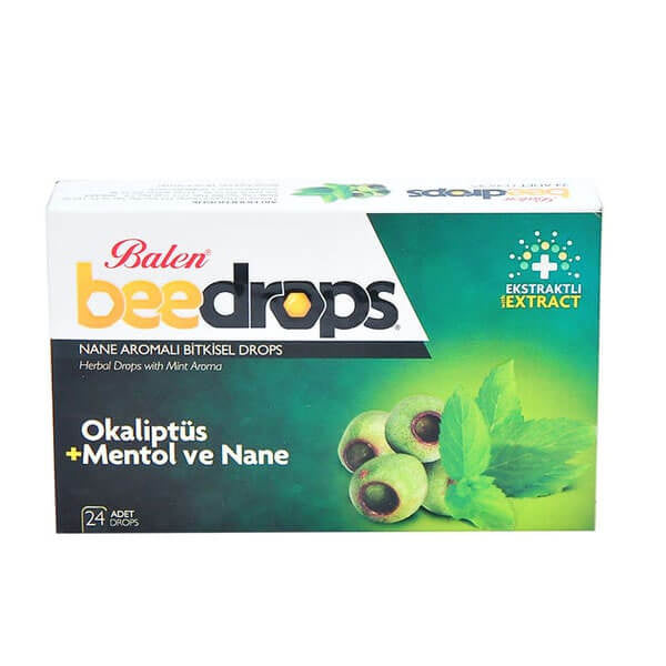 Balen Mint Flavored Herbal Drops for Refreshing Breath 24 Count