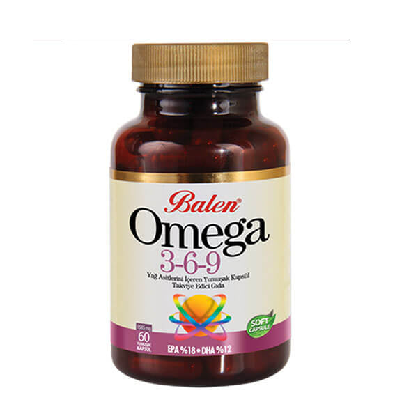 Balen Omega 3-6-9 Essential Fatty Acids 1585 mg 60 Capsules