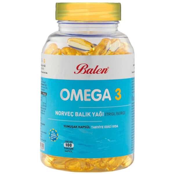 Balen Omega 3 Norwegian Fish Oil Triglyceride 100 Softgels
