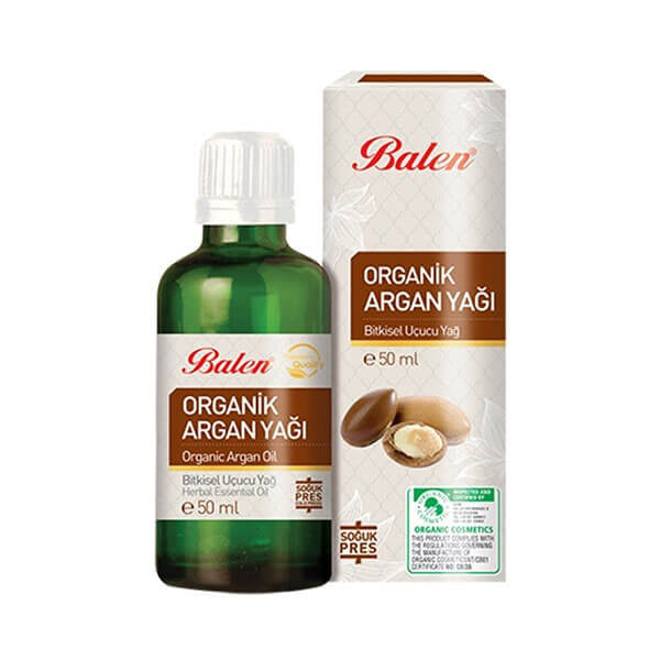 Balen Organic Cold Pressed Argan Oil for Hair &amp; Skin 50 ml