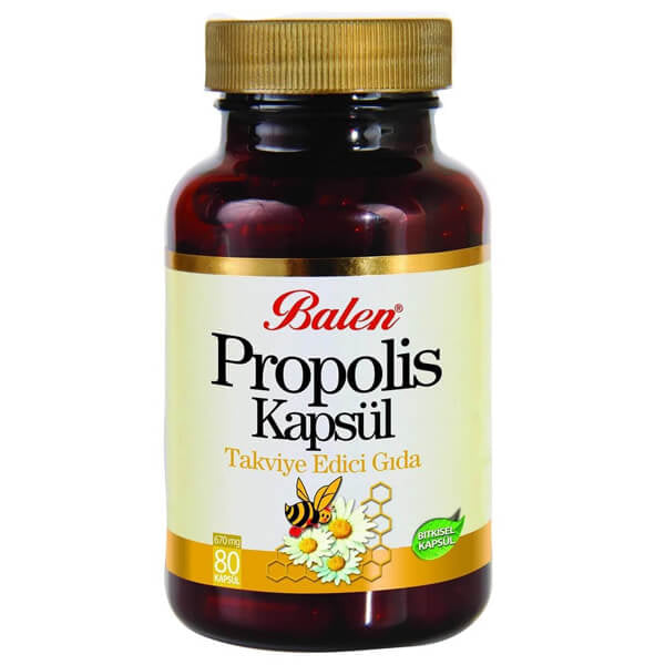 Balen Propolis 475 mg Dietary Supplement 80 Capsules
