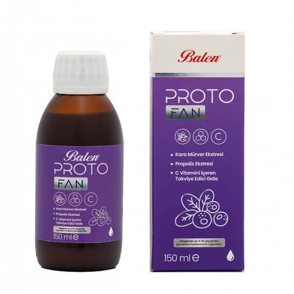 Balen Proto Fan Elderberry Propolis C Vitamin Syrup 150 ml