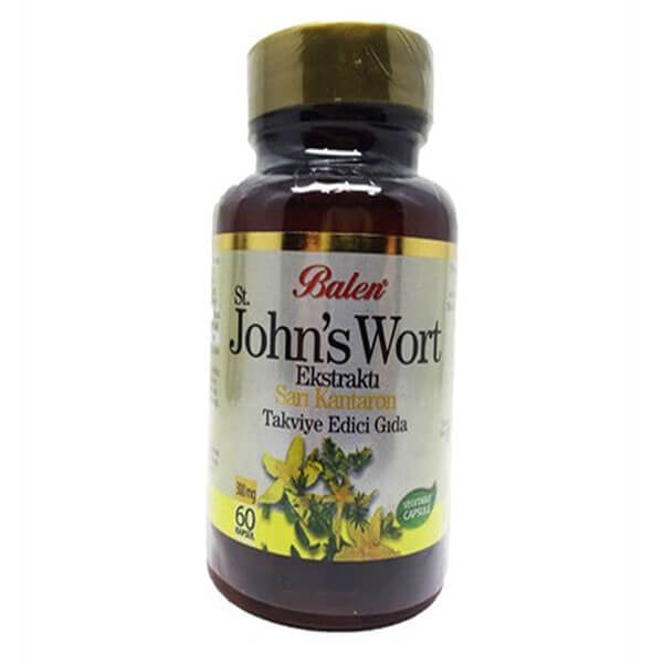 Balen St. John's Wort Extract 375mg Daily Supplement 60 Capsules