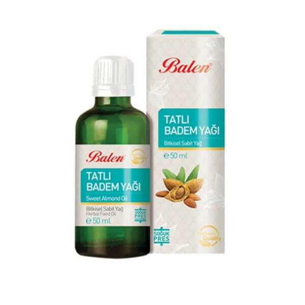 Balen Cold Pressed Sweet Almond Oil for Hair & Skin 50 ml