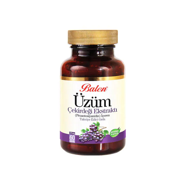 Balen Grape Seed Extract Antioxidant Support 375 mg 60 Capsules