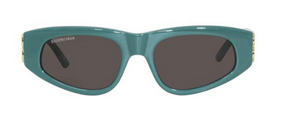 Balenciaga 0095S 005 Green Designer Sunglasses 53-19