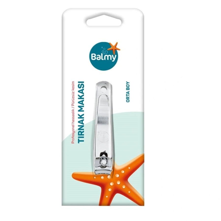 Balmy Naturel Medium Nail Clipper with Diamond Cut Edges