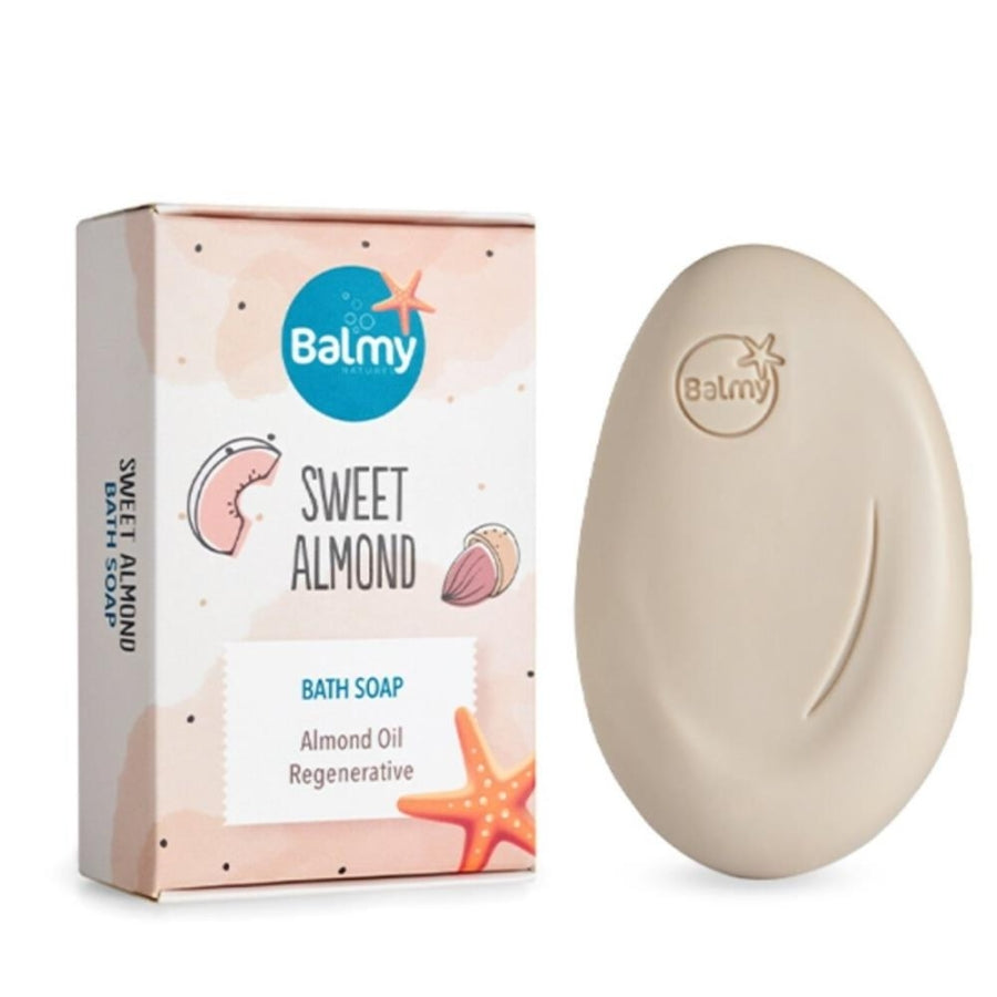 Balmy Sweet Almond Scented Bar Soap for Soft Skin 110g