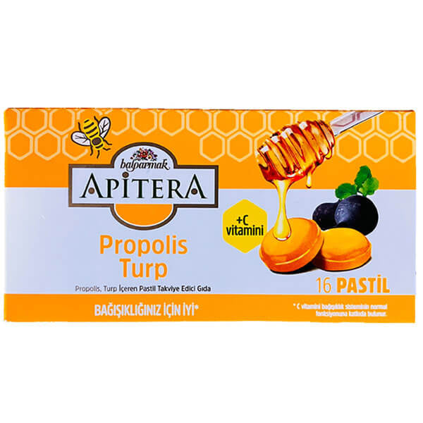 Balparmak Apitera Propolis Radish Lozenges 16 Count
