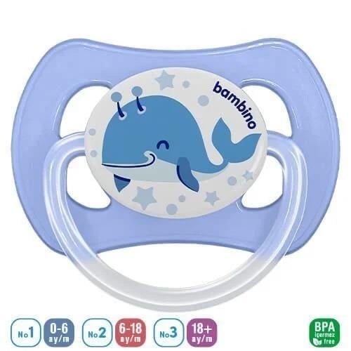 Bambino Desenli Kelebek Damakli Emzik No:3 Pacifier, Butterfly Pattern