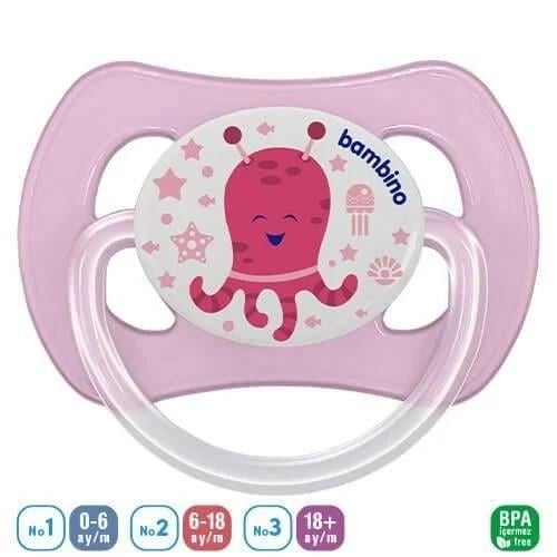 Bambino Desenli Kelebek Damakli Emzik No:3 Pacifier, Butterfly Pattern