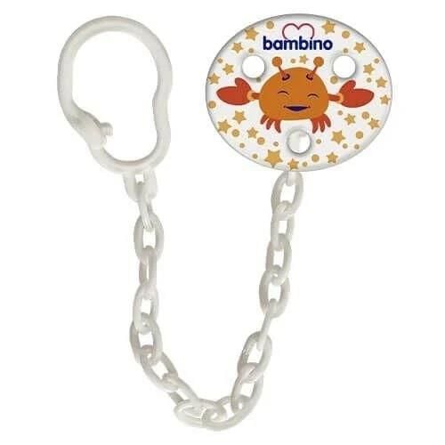 Bambino Pacifier Clip for Secure Attachment 1 Count
