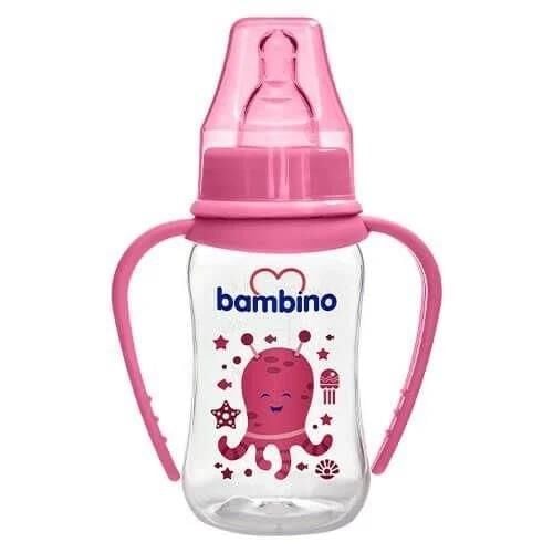 Bambino Wide-Neck PP Baby Bottle with Easy-Grip Handles 150 ml