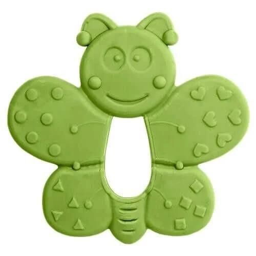 Bambino Soft Rubber Baby Teether for Soothing Gums