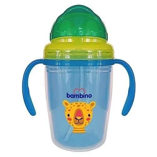 Bambino 2-in-1 Straw Cup with Handles for Easy Grip 230ml