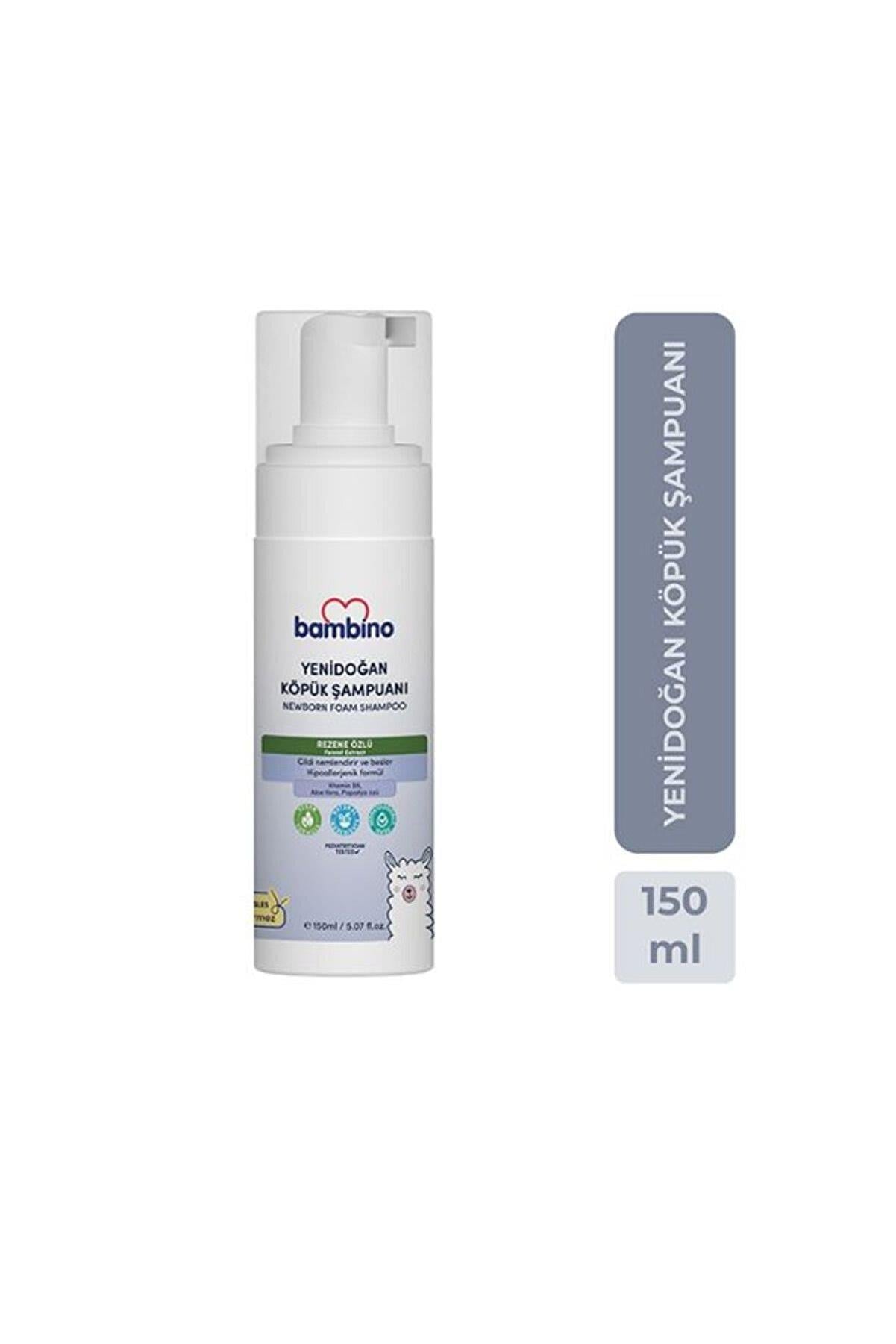 Bambino Newborn Foam Shampoo for Gentle Cleansing 150ml