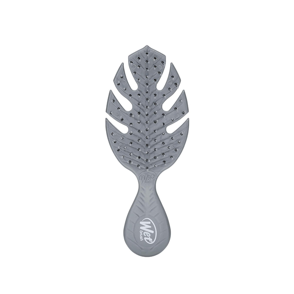 Wet Brush Go Green Mini Detangler Detangling Hair Brush Gray