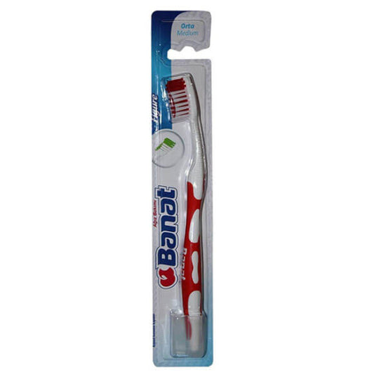 Banat Figure Medium Toothbrush for Daily Oral Care 1 Count