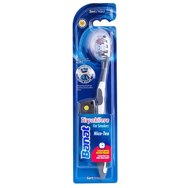 Banat Nico Tea Hard Toothbrush for Deep Cleaning 1 Pack