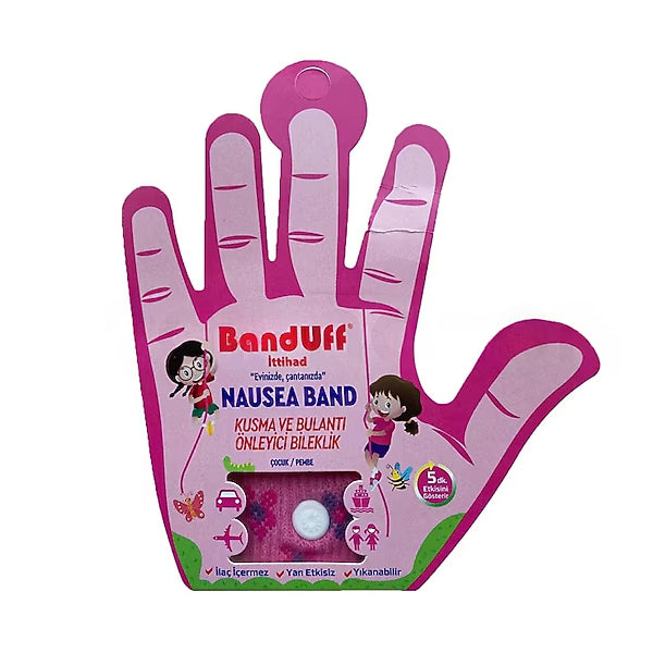Banduff Kids Nausea Relief Wristband Pink 1 Pair