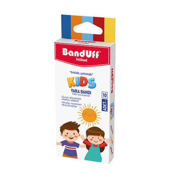 Banduff Kids Adhesive Bandages Fun Designs 10 Count