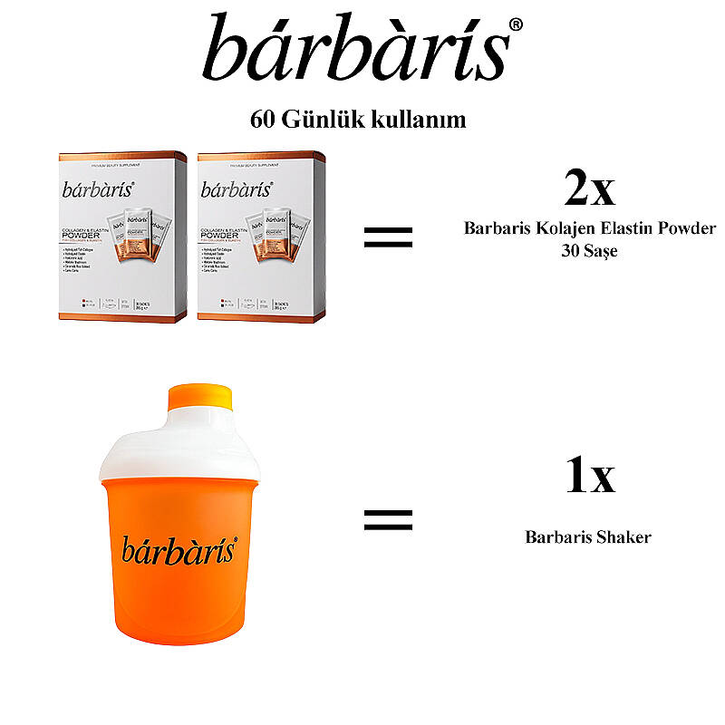 Barbaris Collagen & Elastin Powder Skin Support 60 Sachets