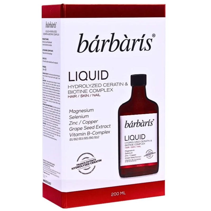 Barbaris Liquid Hydrolyzed Keratin & Biotin Complex 200 ml