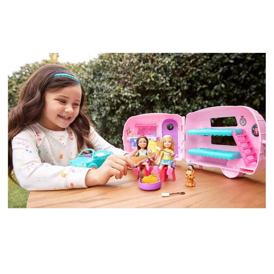 Barbie Chelsea's Travel Camper Playset with Accessories