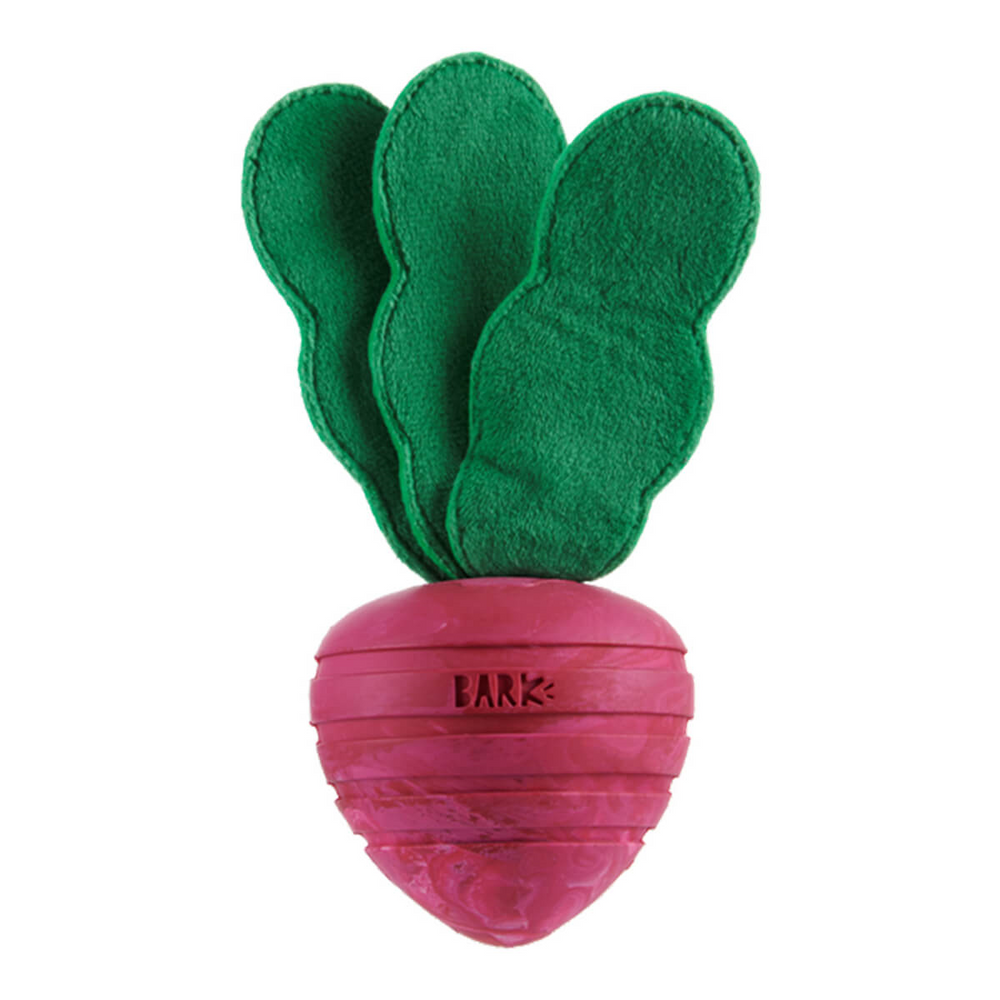 Bark Turnt Up Turnip Squeaky Dog Toy for Medium & Large Breeds