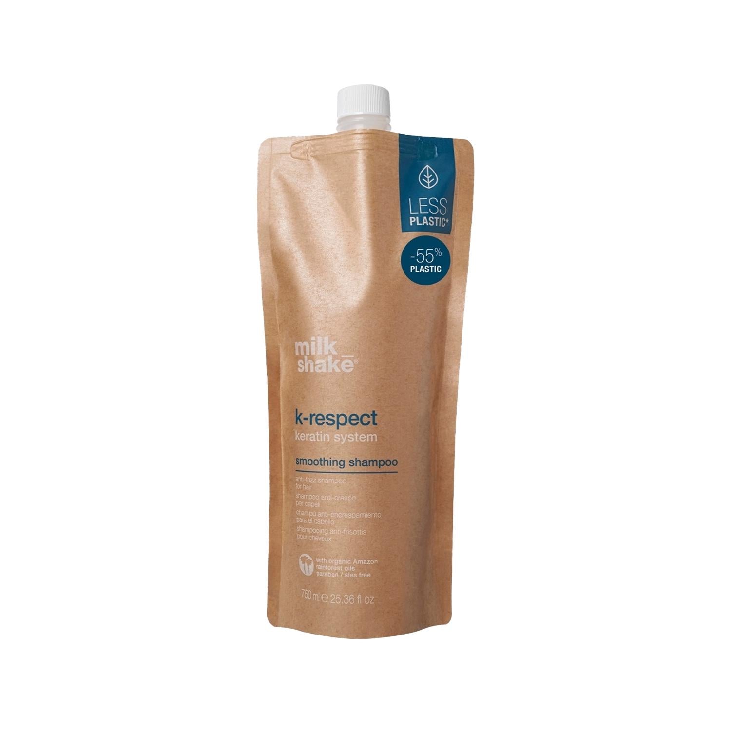 milk_shake K-Respect Smoothing Sulfate-Free Shampoo for Soft & Manageable Hair - 25.4 fl oz milk_shake Sulfate-Free Smoothing Shampoo - 25.4 fl oz sulfate-free shampoo, smoothing shampoo, milk_shake shampoo, K-Respect Smoothing, hair smoothing products, gentle hair care, sensitive scalp solutions, frizz reduction, hair softening, sulfate-free hair care, smoothing hair products, hair care for sensitive scalps