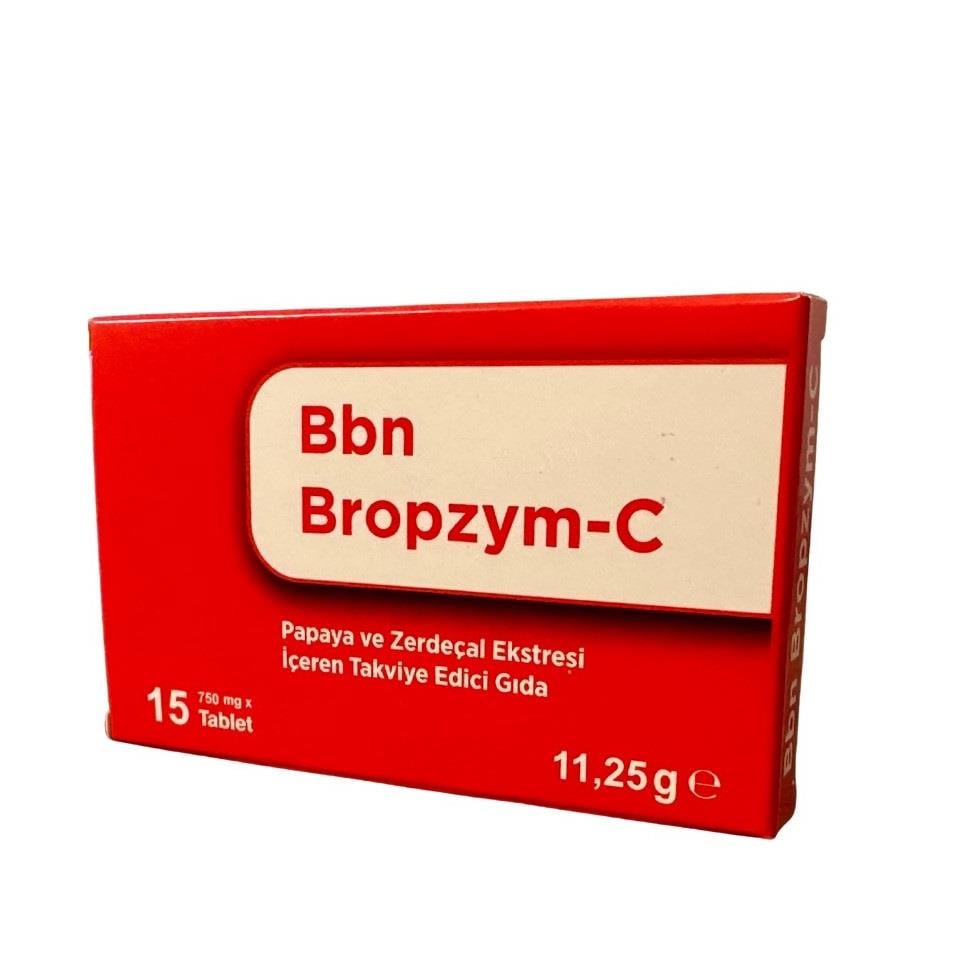 Beka Pharma BBN Bropzym-C Turmeric & Papaya Supplement 15 Tablets