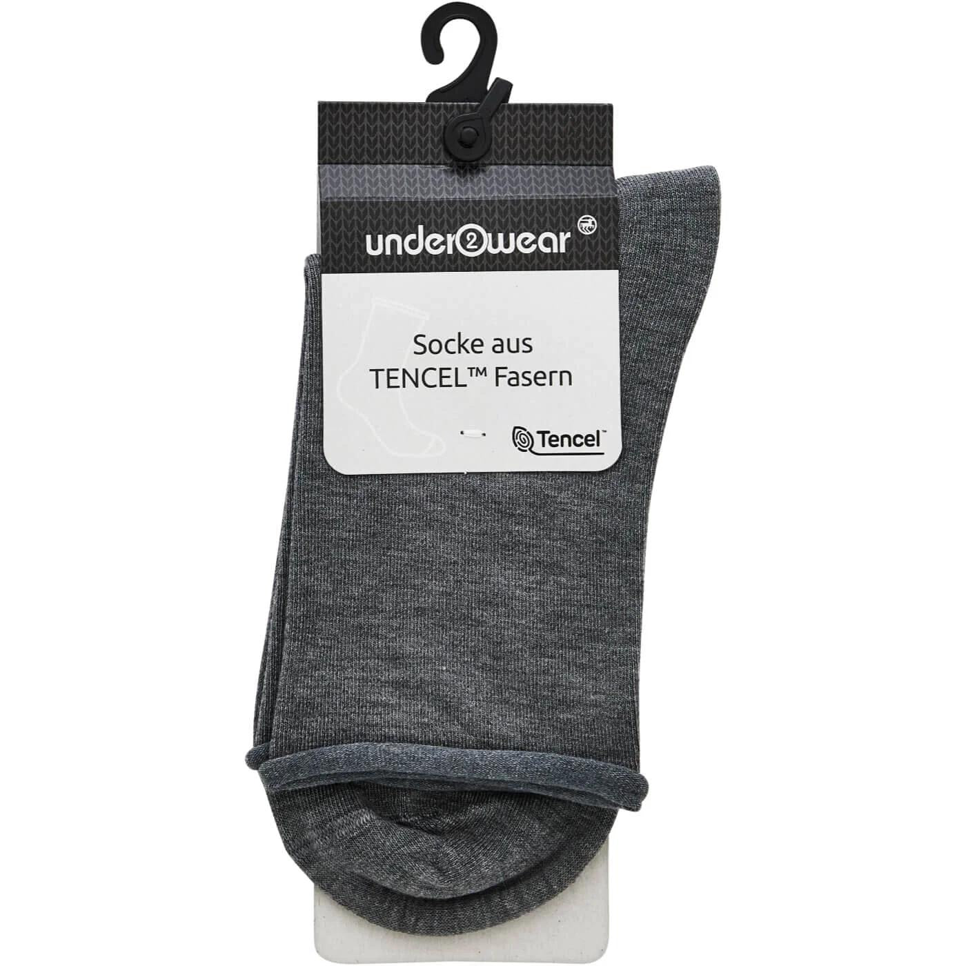 Underwear Grey Melange Socks 1-Pair Pack