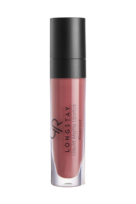 Golden Rose Liquid Matte Lipstick - Long-Lasting, Nourishing Lip Color with Vitamin E
