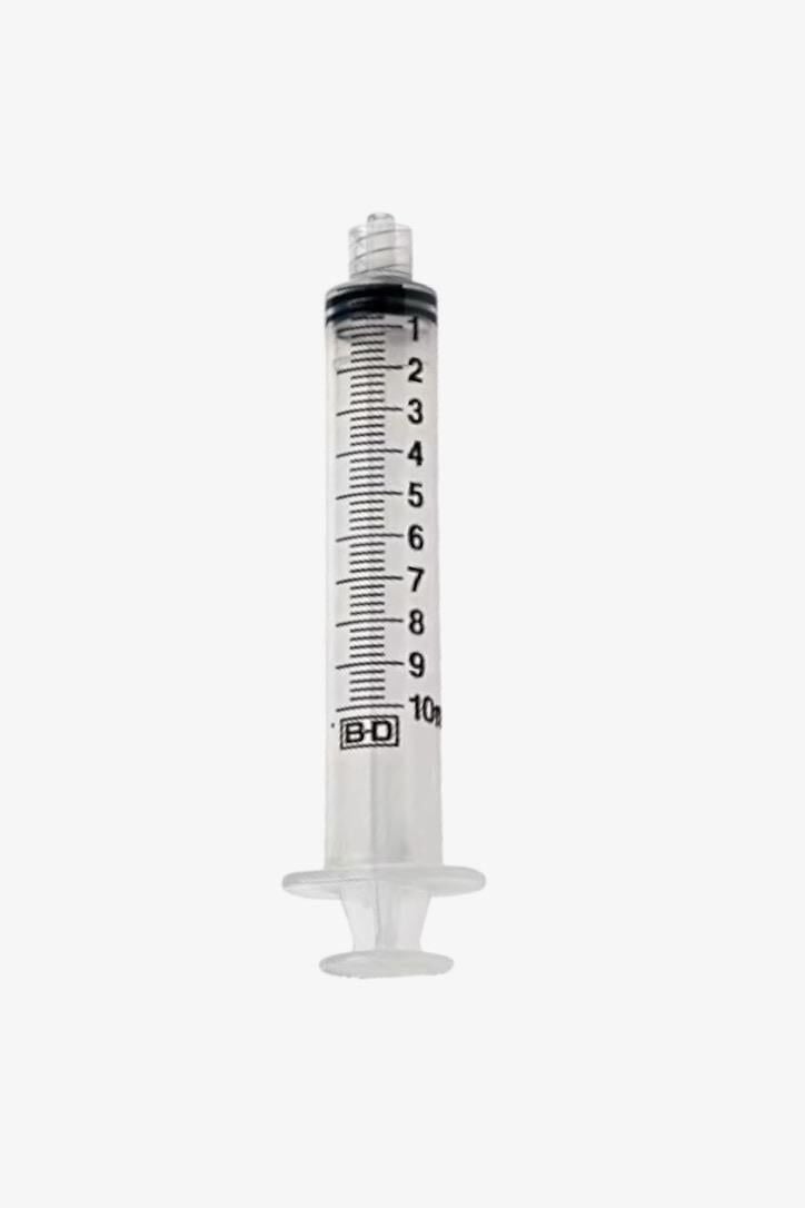 BD Luer Lock 10 ml Syringe Secure Connection 100 Count