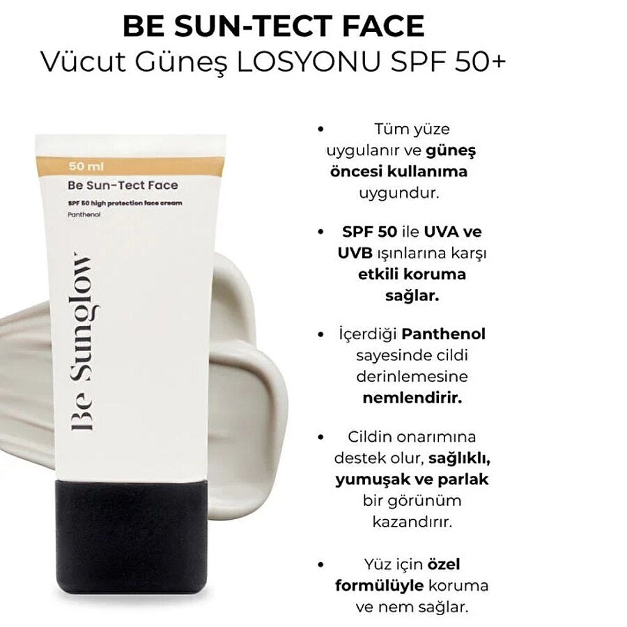 Be Beauty Essence BeSunglow Sun-Tect Face Cream 50 ml