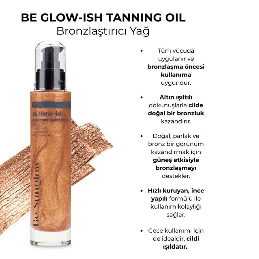 Be Beauty Essence BeSunglow Tanning Oil for Golden Glow 100 ml