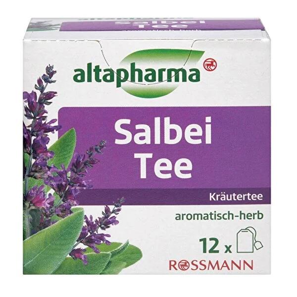 Altapharma Gluten-Free Sage Herbal Tea, 12-Pack - Vegan, Lactose-Free, Aroma-Sealed Tea Bags Altapharma Gluten-Free Sage Tea - Vegan & Lactose-Free herbal tea, sage tea, gluten-free tea, lactose-free tea, vegan tea, aroma-sealed tea bags, health-conscious, dietary restrictions, gluten intolerance, lactose intolerance, vegan lifestyle, Altapharma, tea, wellness, relaxation, gift ideas
