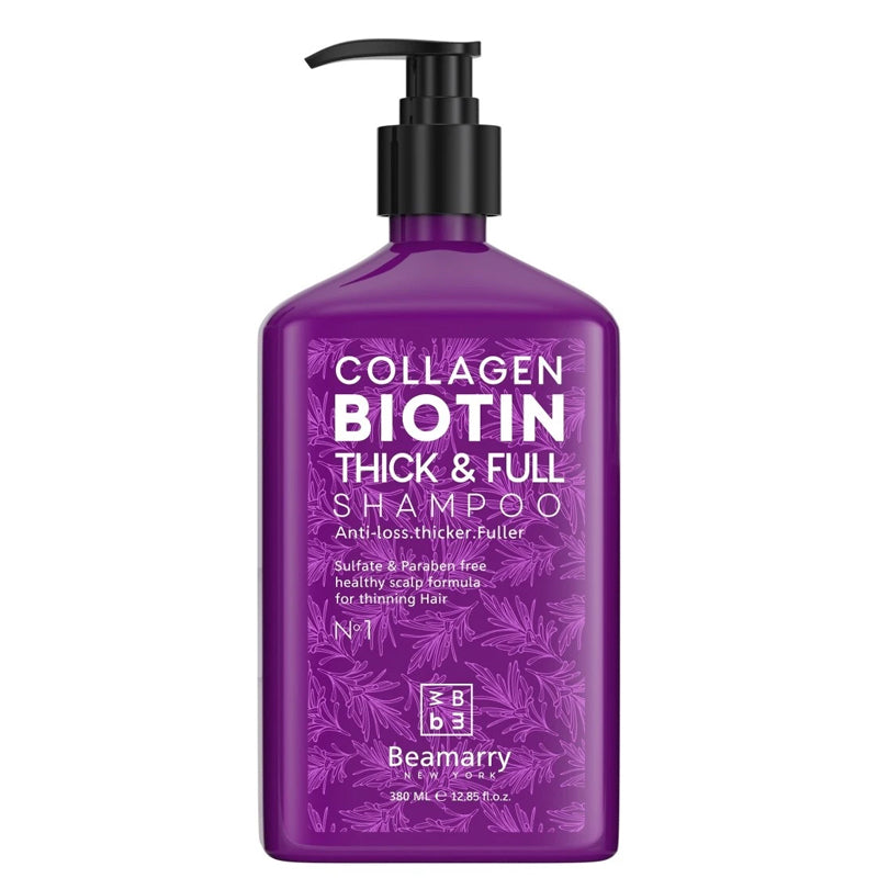 Beamarry Collagen Biotin Thick & Full Shampoo for Volume 380ml