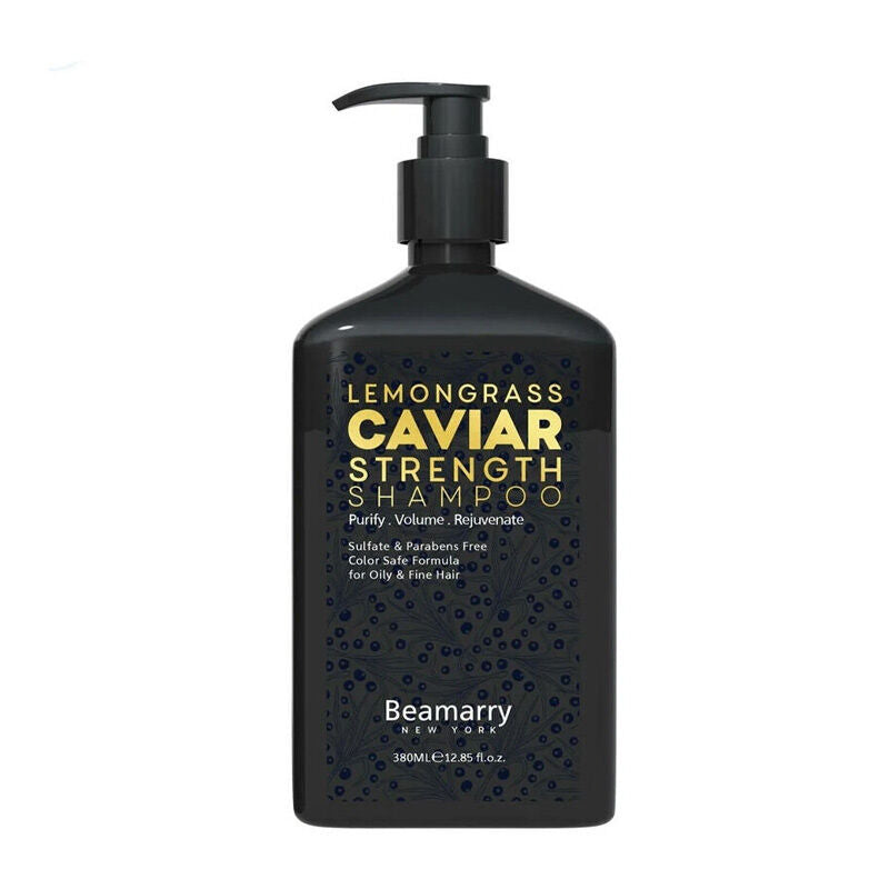 Beamarry Lemongrass Caviar Strength Shampoo for Fine Hair 380 ml