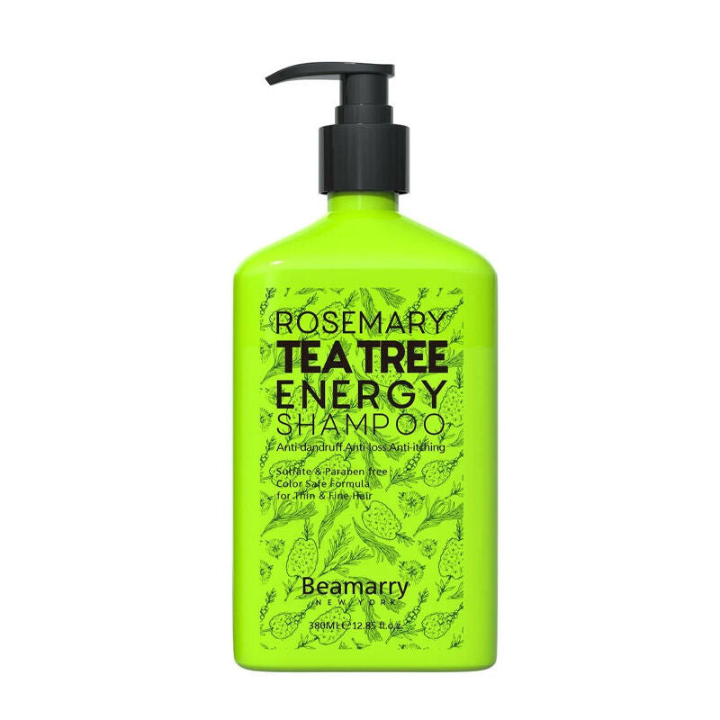 Beamarry Rosemary Tea Tree Energy Shampoo for Fine Hair 380 ml